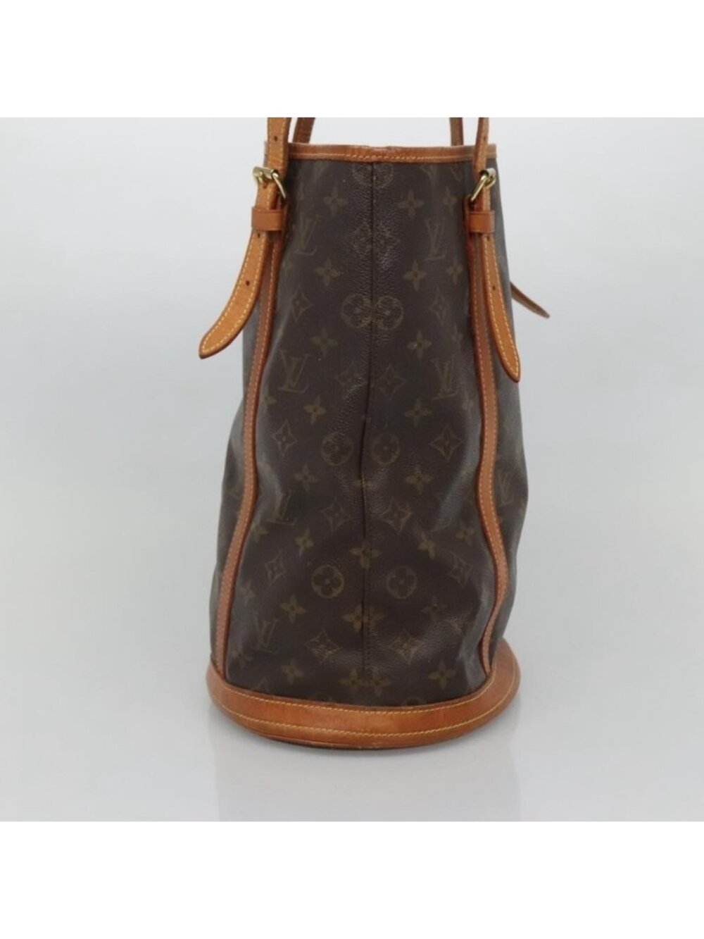 Authentic LOUIS VUITTON Monogram Bucket GM Shoulder Bag M42236 LV - Picture 10 of 16